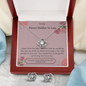 Lurve™ Stole My Heart, Strong, Loyal Love Knot Earring & Necklace Set