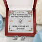 Lurve™ Stuck With Us, Bridesmaid Love Knot Earring & Necklace Set