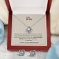 Lurve™ Wife - Most Beautiful Thing Love Knot Earring & Necklace Set