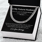 Lurve™ To My Future Husband - Missing Piece, My Lasts Cuban Link Chain