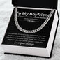 Lurve™ To My Boyfriend - You Complete Me Cuban Link Chain