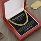 Lurve™ To My Fiance - Face Life Together Cuban Link Chain
