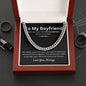 Lurve™ To My Boyfriend - Face Life Together Cuban Link Chain