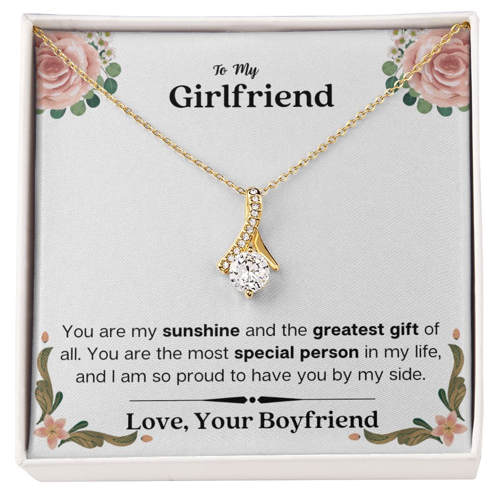 Lurve™ Girlfriend - Sunshine, Greatest Gift, Special Person Alluring Beauty Necklace
