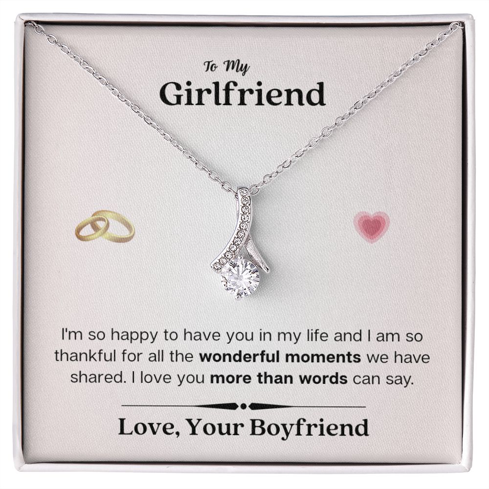 Lurve™ Girlfriend - Wonderful Moments, More Than Words Alluring Beauty necklace