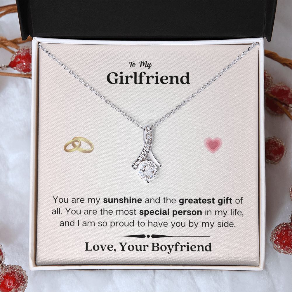 Lurve™ Girlfriend - Sunshine, Greatest Gift, Special Person Alluring Beauty necklace