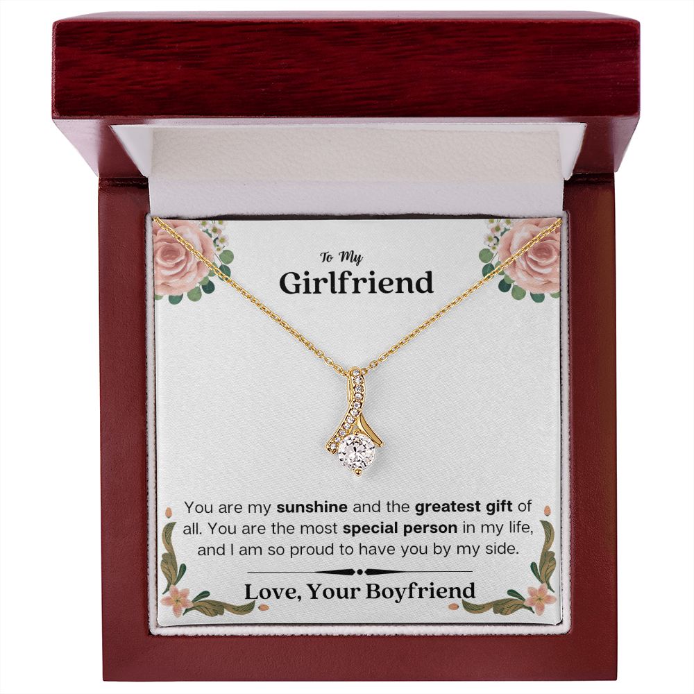 Lurve™ Girlfriend - Sunshine, Greatest Gift, Special Person Alluring Beauty Necklace