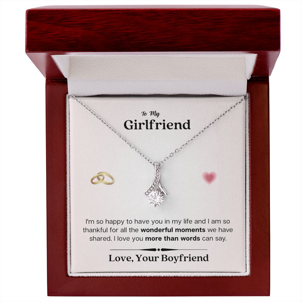 Lurve™ Girlfriend - Wonderful Moments, More Than Words Alluring Beauty necklace