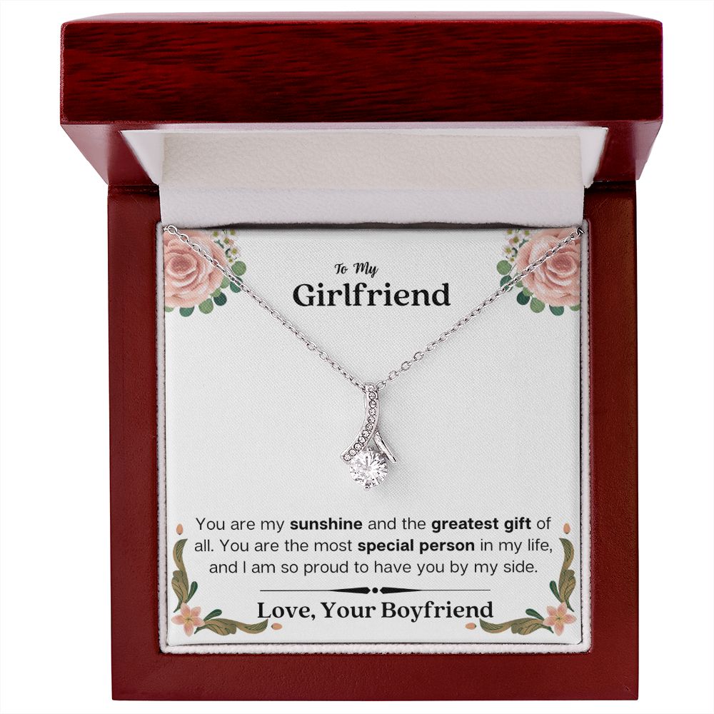 Lurve™ Girlfriend - Sunshine, Greatest Gift, Special Person Alluring Beauty Necklace