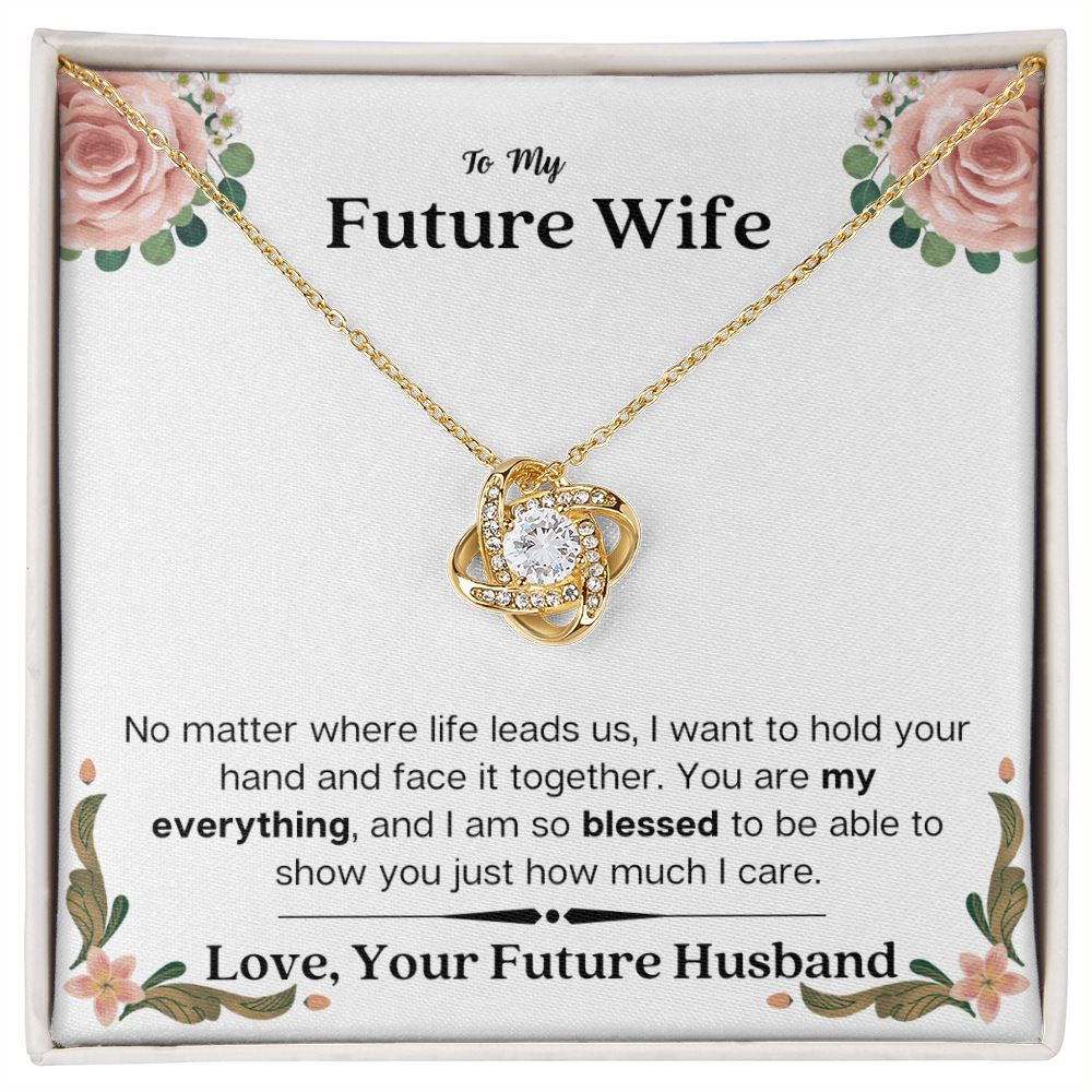 Lurve™ Future Wife - My Everything, Blessed Love Knot Necklace