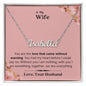 Lurve™ Wife - Love That Came Without Warning Personalized Name Necklace