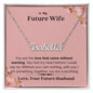 Lurve™ Future Wife - Love That Came Without Warning Personalized Name Necklace