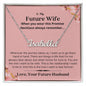 Lurve™ Future Wife - Promise Necklace Personalized Name Necklace