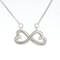 Lurve™ Future Mother In Law - He Means The World Infinity Hearts Necklace