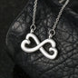 Lurve™ Daughter - Keep Me In Your Heart Infinity Hearts Necklace