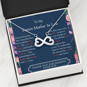 Lurve™ Future Mother In Law - Thank You Infinity Hearts Necklace