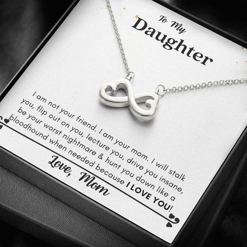 Lurve™ Daughter - I Love You Infinity Hearts Necklace