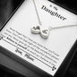 Lurve™ Daughter - Believe In Yourself Infinity Hearts Necklace