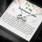 Lurve™ Unbiological Sister - Guiding Light In The Darkness Infinity Hearts Necklace