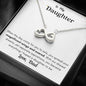 Lurve™ Daughter - Magnificient Wings And Soared Infinity Hearts Necklace