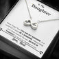 Lurve™ Daughter - Be A Sunshine Infinity Hearts Necklace