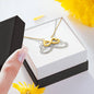 Daughter Infinity Hearts Necklace