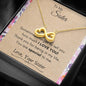 Lurve™ Sister - You Are Special To Me Infinity Hearts Necklace