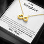 Lurve™ Daughter - Keep Me In Your Heart Infinity Hearts Necklace