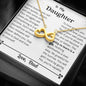Lurve™ Daughter - Ability To To Learn Infinity Hearts Necklace