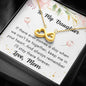 Lurve™ Daughter - Keep Me In Your Heart Infinity Hearts Necklace