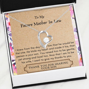Lurve™ Future Mother In Law - He Stole My Heart Forever Love Necklace