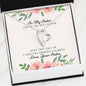 Lurve™ To My Best Sister, Love Sister Forever Love Necklace
