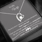 Lurve™ To My Wife - Fight, Compromise and Sacrifice Forever Love Necklace