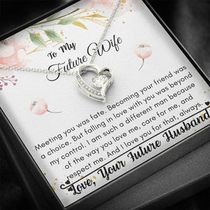 Lurve™ Future Wife - The Way You Care For Me Forever Love Necklace