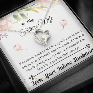 Lurve™ Future Wife - Mean More Than You'll Ever Know Forever Love Necklace