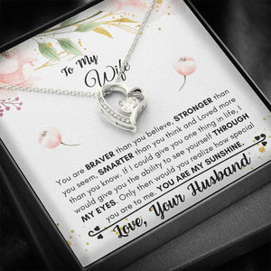 Lurve™ Wife - You Are My Sunshine Forever Love Necklace