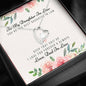 Lurve™ To My Best Daughter In Law, Love Dad In Law Forever Love Necklace