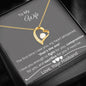 Lurve™ To My Wife - Fight, Compromise and Sacrifice Forever Love Necklace
