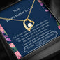 Lurve™ Future Mother In Law - He Means The World Forever Love Necklace