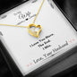 Lurve™ Wife - I Love You More Forever Love Necklace