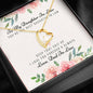 Lurve™ To My Best Daughter In Law, Love Dad In Law Forever Love Necklace
