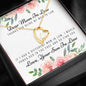 Lurve™ Thanks My Mom In Law, Love Son In Law Forever Love Necklace