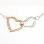 Lurve™ Wife - Love You Longer Interlocking Hearts Necklace
