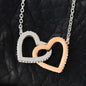 Lurve™ To My Wife-Be Strong Interlocking Hearts Necklace
