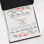 Lurve™ Thanks My Mom In Law, Love Daughter In Law Interlocking Hearts Necklace