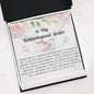 Lurve™ Unbiological Sister - Blessed To Have You Interlocking Hearts Necklace