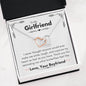 Lurve™ Girlfriend - Smile, Laugh, Capture, Butterflies Interlocking Hearts Necklace