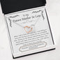 Lurve™ Future Mother In Law - Incredible Man, Lucky To Have You Interlocking Hearts Necklace