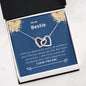 Bestie - Deserve The World Interlocking Hearts Necklace
