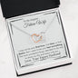 Lurve™ Future Wife - First Love, Kiss, Desire, Wonderful Thing Interlocking Hearts Necklace